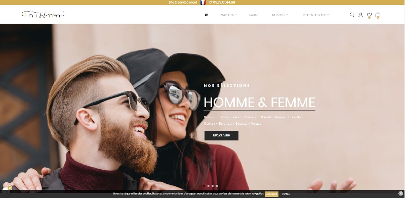 Site e-commerce PRESTASHOP INISSIM - 