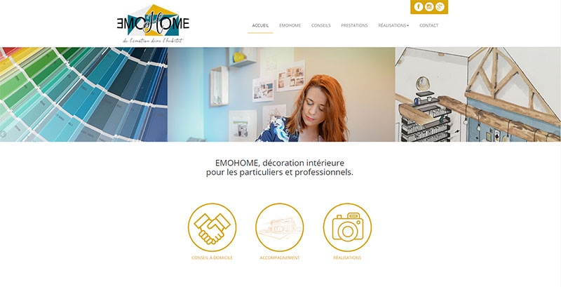 Site vitrine WORDPRESS EMOHOME - 